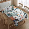 thumbnail image 2 of Pioneer Flower Floral Print Pattern Rectangle Tablecloth 60"x84",Waterproof Polyester Rectangle Table Cloth, Wipeable Spillproof Polyester Tablecloth for Dining, Camping, Indoor and Outdoor, 2 of 5