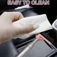 thumbnail image 4 of Car Rearview Mirror Wiper, Retractable Window Squeegee, Small Auto Squeegee Cleaner Water Side Mirror Wiper With Telescopic Long Handle, 4 of 5