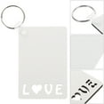 thumbnail image 3 of OUNONA 6Pcs Heat Transfer Sublimation Blanks Key Chain for Mother's Day Father's Day, 3 of 6