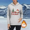 thumbnail image 4 of Womens Fleece Hoodies Rhinestone Goblet Sweatshirt Wool Thicken Pullover Christmas Outfits Festival Clothing Merry Christmas Tops Winter Trendy Clothes, 4 of 7