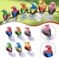 thumbnail image 1 of 6 Pájaros Artificiales Con Clip Para Manualidades Y Micropaisajes Florales., 1 of 8