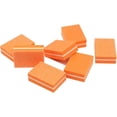 thumbnail image 3 of JUANLI 200Pcs Orange Mini Sponge Files 100/180 Sanding Buffer Block Double Sided Buffing Nail Polishing Manicure Salon Beauty Tool, 3 of 5