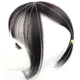 thumbnail image 1 of Clip In Bangs,  Bangs Hairpiece Stylish Safe Dome Synthetic  For Lady For Dating Party Black,Ordinary Color,Dark Brown,Light Brown, 1 of 1