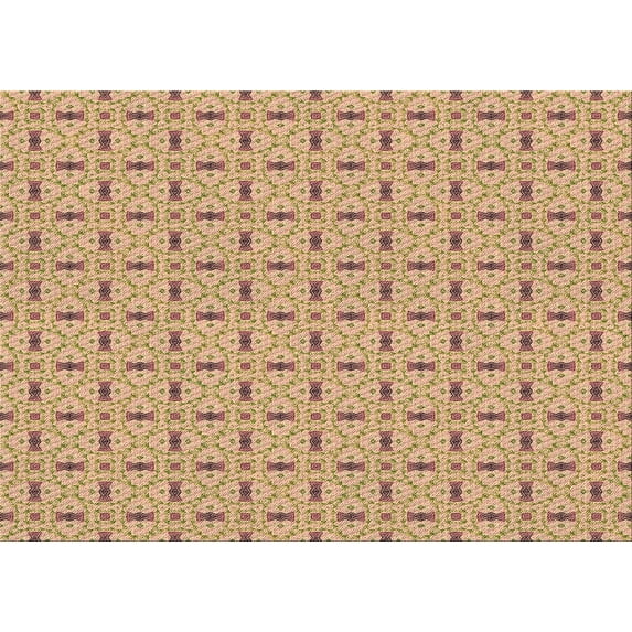 Ahgly Company Indoor Rectangle Patterned Petra Gold Brown Area Rugs, 8' x 10'