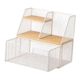 thumbnail image 2 of Luzkey Tea Bag Organizer Display Rack Pull Out Drawer with Compartment Storage Holder Coffee Bar Organizer for Office Cabinet Pantry White S, 2 of 8