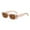 Rose Gold, variant on Only Moment Aviator Sunglasses for Women Plastic Lightweight Narrow Shades Trendy UV Protection Sun Glasses Pink One Size