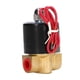 thumbnail image 3 of Válvula solenoide eléctrica de latón, válvula solenoide eléctrica de latón, válvula de agua normalmente cerrada, conexión de plomería, funcionamiento suave, 3 of 12