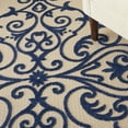 thumbnail image 6 of Nourison Aloha Indoor/Outdoor Navy 5'3" x 7'5" Area Rug, (5x7), 6 of 9