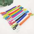 thumbnail image 6 of Retractable Coil Keychain Spring Key Holder Secure Key Jewelry Elastic Ornament for Office Workers Students, 6 of 9