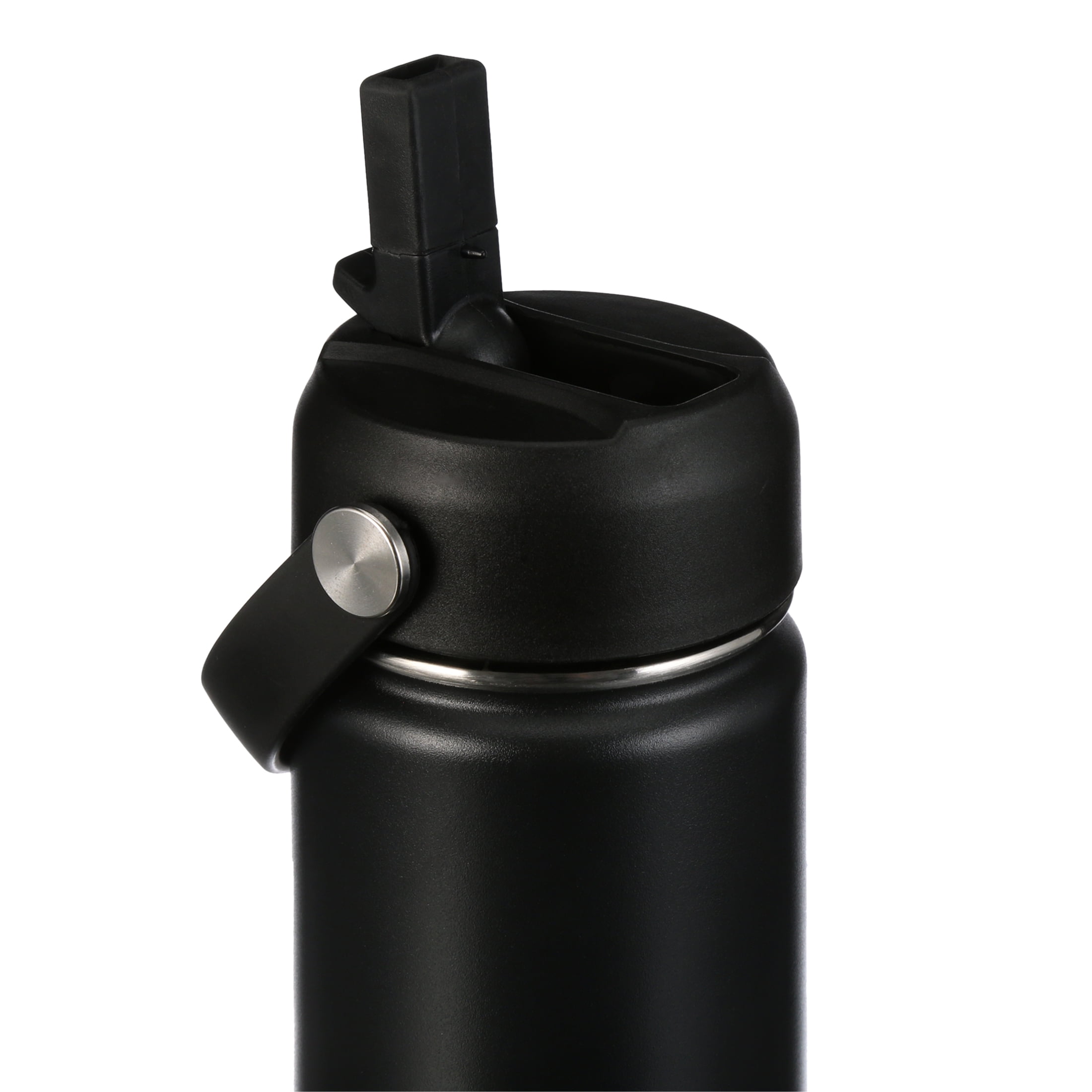 Stainless Steel Water Bottle, 24oz, Black - AliExpress
