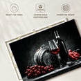 thumbnail image 6 of Elephant Stock Wine And Grapes Red Pop Wall Art - Horizontal Canvas Wall Art - Living Room Wall Decor - Food And Drink Canvas - Red And Black Decor - 30" x 20", 6 of 8