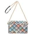 thumbnail image 2 of FORMRS Women Crossbody Purse with Chain Strap Vegan Leather Shoulder Handbag, Colorful Art Pattern, 2 of 7