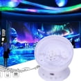 thumbnail image 3 of HURRISE Projecteur de Vagues Océaniques Lampe de Nuit LED avec Télécommande pour Cadeau Enfants, Projecteur Lumière, Veilleuse LED, 3 of 6