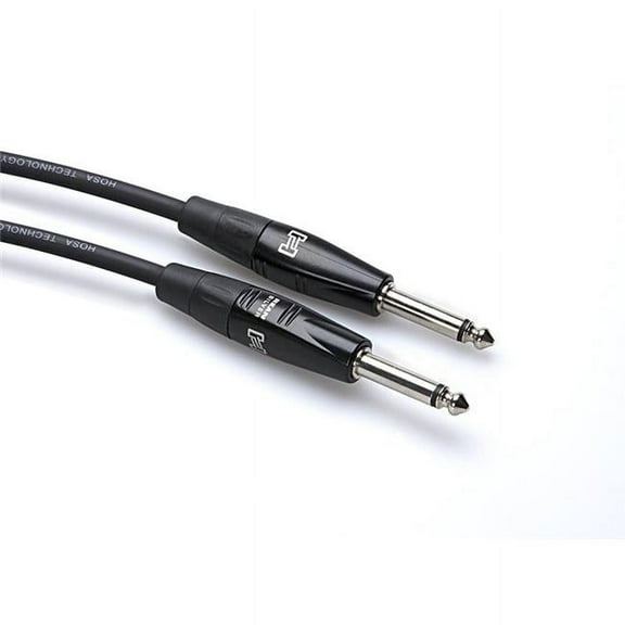 Hosa HGTR-015 15 ft Pro Guitar Instrument Cable – Straight to Straight, REAN Connectors, High-Quality Audio Cable