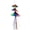 Rainbow, variant on Wind Fairys Christmas Tree Triple Jelly - Outdoor Holiday Garden Décor