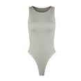 thumbnail image 4 of Giftesty Jumpsuit for Women Clearance,Fashion Women's O-Neck Sleeveless Slim Ladies Bodysuit Solid Jumpsuit, 4 of 5