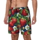 thumbnail image 1 of Fotbe Strawberry2 Traje de Baño para Hombre – Shorts de Natación de Secado Rápido con Forro y Bolsillos-Small, 1 of 6
