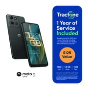 Tracfone Motorola Moto G2025, 5G, 128GB, Gray, Includes 1 Year $125 Service Plan - Prepaid Smartphone [Locked to Tracfone]
