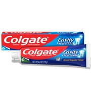 Colgate Cavity Protection Toothpaste with Fluoride, Minty Great Regular Flavor, 6 Oz Tube