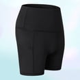 thumbnail image 1 of Houderco Shorts Deportivos De Elasticidad Para Yoga Y Tenis Con Cómodo Negro, 1 of 8