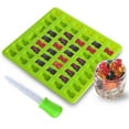 thumbnail image 4 of Mosey 53 Cavities Silicone Gummy Mold BPA Free Nonstick Food Grade Teddy Bear Candy Mold with Dropper Jelly Mold Chocolate Mold, 4 of 8