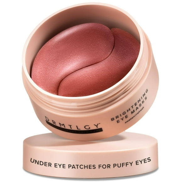 DRMTLGY Masques pour les Yeux Éclaircissants (30 Paires) - Masques pour les Yeux à la Caféine pour Cernes et Poches avec Acide Hyaluronique, Patchs pour les Yeux Gonflés