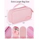 thumbnail image 5 of Estuche para lápices de gran capacidad con cremalleras dobles, bolsa de papelería multiusos, estuche para rotuladores, organizador, bolsa de herramientas, bolsa de maquillaje, la oficina Rosa, 5 of 5