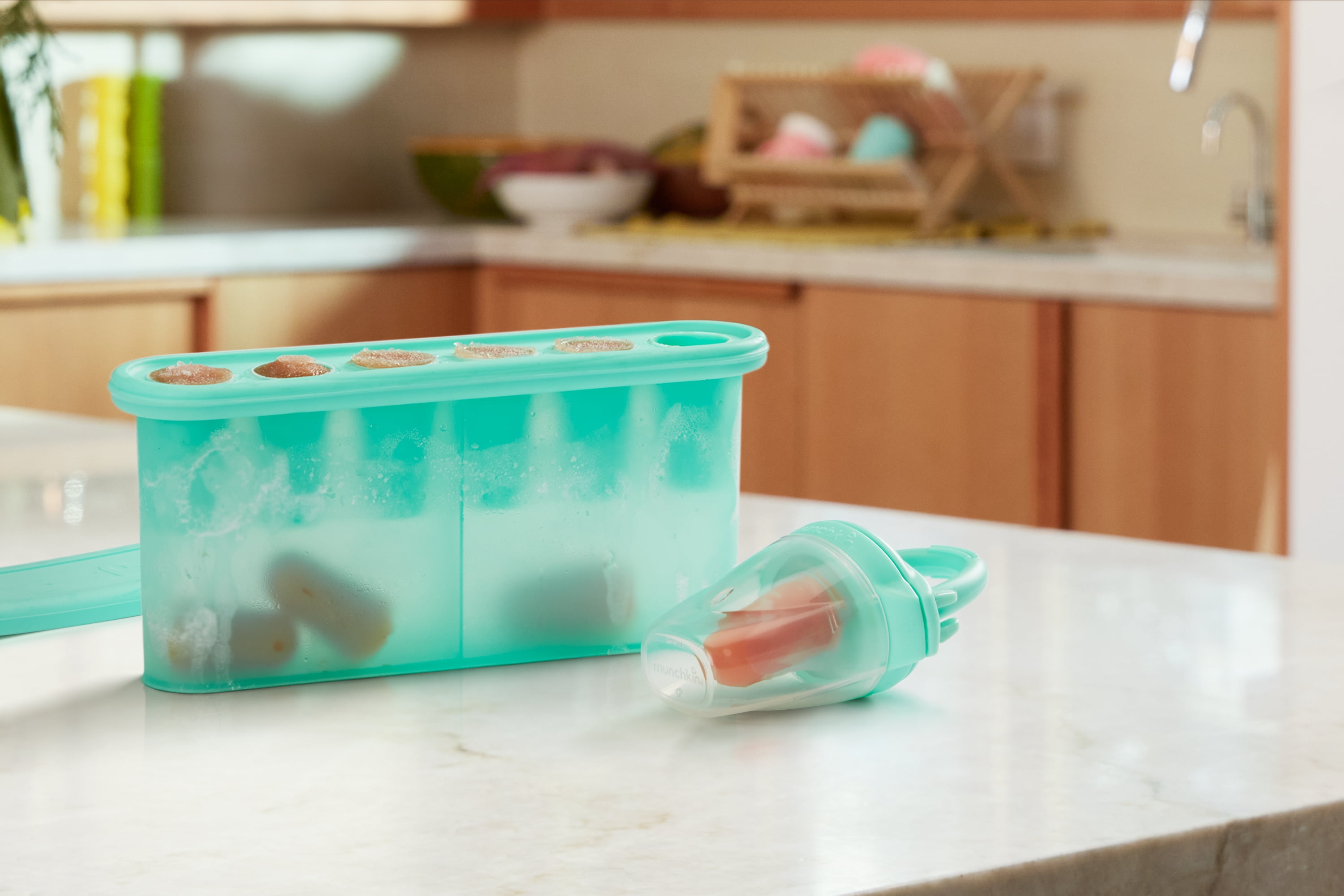 Munchkin® Silicone Baby Food Freezer Tray, Mint