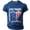 23Blue138, variant on Short Sleeve Independence Day T Shirt For Man Patriotic Graphic Fourth Of July Celebration Tee Holiday Vacation Versatile Tops