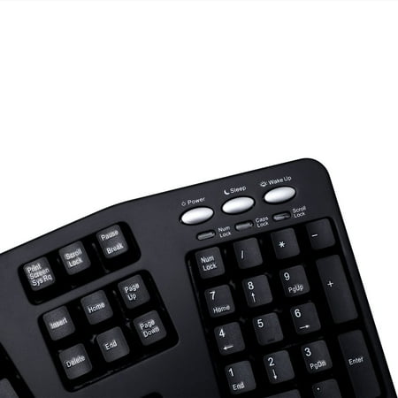 Adesso Tru-Form Pro Contoured Ergonomic Keyboard with ...