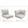 thumbnail image 1 of Ensemble de Coussins Haut Dossier pour FLORENCE-10a en Beige, 1 of 2