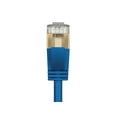 thumbnail image 4 of Monoprice SlimRun Cat6A Ethernet Patch Cable - Network Internet Cord - RJ45, Stranded, STP, Pure Bare Copper Wire, 36AWG, 10ft, Blue, 4 of 4