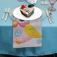 thumbnail image 4 of WYYP Owl Bird Polka Dots Polyester Cloth Napkins Reusable Machine Washable Fabric for Events Party Dinner Decoration Washable Napkins 2 PCS, 4 of 7