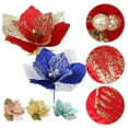thumbnail image 4 of MYG 27CM Fabric Simulation Net Christmas Flowers DIY Flower Arrangement Decoration, 4 of 6