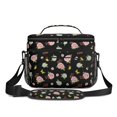 thumbnail image 2 of Lunch Box Pioneer Flower Floral Print Pattern Insulated Lunch Bag for Women Men,Medium Leakproof Lunchbox Cooler Bag Adjustable Strap,10 X 6.7 X 8 Inches, 2 of 6