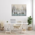 thumbnail image 2 of Stupell Industries Winter Tree Forest Silhouettes over Abstract Pattern, 36 x 48, Designed by Kate Bennett, 2 of 6