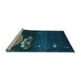 thumbnail image 2 of Ahgly Company Machine Washable Indoor Rectangle Abstract Light Blue Contemporary Area Rugs, 8' x 10', 2 of 4