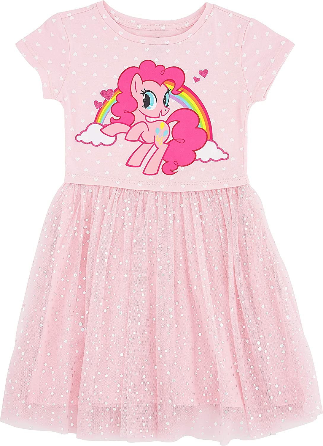 RARE Handmade My Little Pony Dress Toddler/Girls 2T-8Y Bow,Bracelet Doll Dress 
