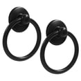 thumbnail image 5 of 4 piezas Perilla de anillo de elevación de metal de un solo orificio Tirador de cajón negro, y puertas, anillo de elevación del gabinete Barra de tracción Anillo de elevación, 5 of 5