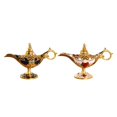 thumbnail image 1 of Lámpara de deseos de estilo Retro, 2 uds., estatuas de luces decorativas, esculturas, sala de estar, diseño de oficina, figuritas, accesorios azul y flor Soledad Esculturas de estatuas, 1 of 10