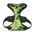 thumbnail image 5 of Gaeub Avocado Green Striped Gaeub Avocado Green Striped No Pull Dog Harness, Secure and Adjustable Pet Vest for Outdoor Activities - Small, 5 of 8