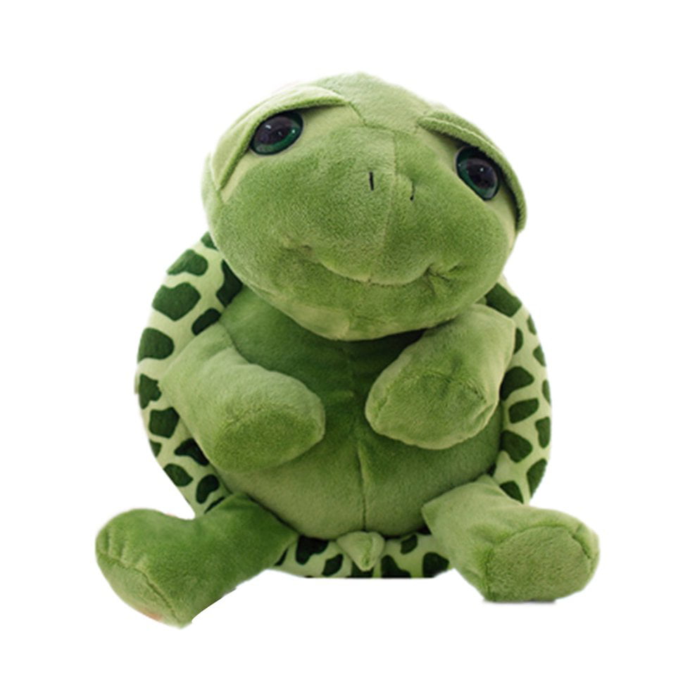 1 x Cute Big Eyes Green Tortoise Turtle Animal Baby Stuffed Plush Toy 20CM W 
