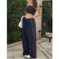 thumbnail image 3 of PUWEI Women's Parachute Pants Elastic Waist Baggy Pants Casual Y2K Track Pants Trousers, 3 of 7