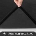 thumbnail image 3 of Bathroom Rugs Sets 3 Pieces, Ultra Thin Bath Mats Fit Under Door, Absorbent Quickly Dry Rubber Backing Braided Bath Mat Set, 3 of 10