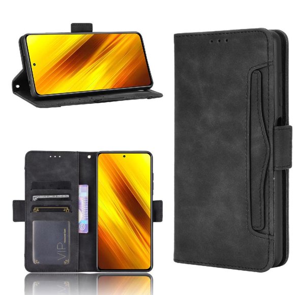 Funda Tipo Billetera GANGXUN para Xiaomi POCO X3 – Tapa Flip con Tarjetero