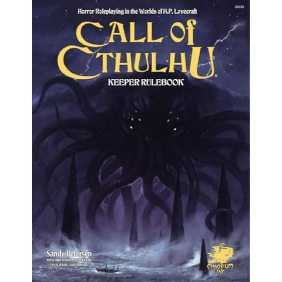 Pre-Owned Call of Cthulhu Keeper Rulebook - Revised Seventh Edition: Horror Roleplaying in the Worlds of H.P. Lovecraft (Hardcover) 1568824300 9781568824307