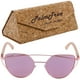 thumbnail image 1 of Lentes con Protección UV400 VentDepot Shine Pink UV400 Marco de Metal Bambú, 1 of 1