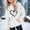White, variant on SGFCWSX Girls Oversized Heart Print Hoodie, Teens Soft Pullover Comfortable with Pocket Sweatshirt for Daily Casual Wear Beige Size 13-14 Years