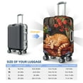 thumbnail image 6 of Balery Luggage Cover Sleeping Cat Flowers Print Suitcase Covers for Luggage Elastic Washable Suitcase Protector Fits 18-32 Inch Luggage-Large, 6 of 9