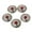 Red, variant on 5pcs Vintage Rivets Screw Back Buttons Leather Craft Embellishments - Green, as Red